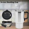 12v Stainless Steel Liner Car Electric Cup Car Water Cup Car Heating Cup Car Insulation Cup 450ml